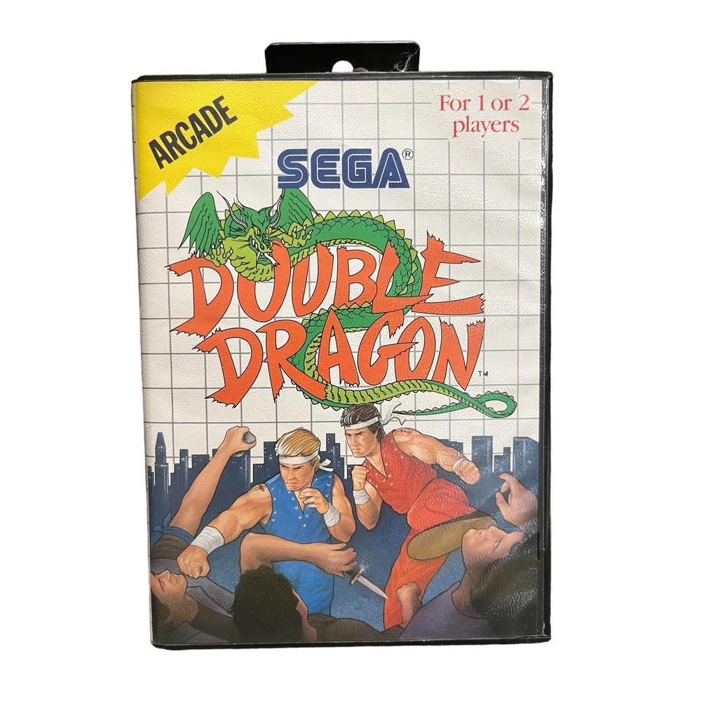 SEGA Master System -- CIB Double Dragon (tested/working)
